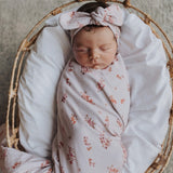 Snuggle Hunny Jersey Wrap & Topknot Set (Assorted Patterns)