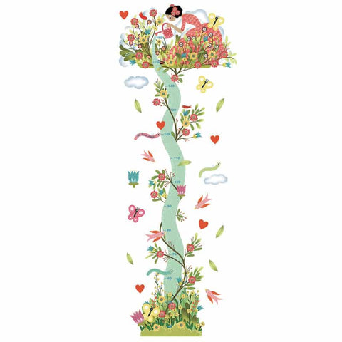 Djeco Height Chart - Girl in the Garden