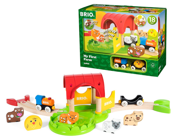 Brio my best sale first railway farm