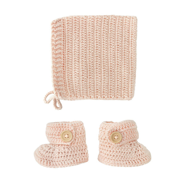 OB Designs Crochet Bonnet Booties Set – Warrnambool