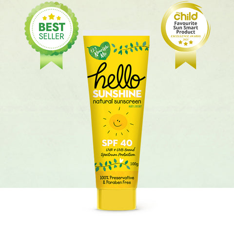 123 Nourish Me Hello Sunshine SPF40 Natural Sunscreen 100g