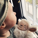 OB Designs Soft Rattle Toy Lee Lamb