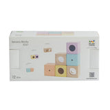 Plan Toys Pastel Sensory Blocks 6pc
