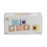 Plan Toys Pastel Sensory Blocks 6pc