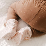 OB Designs Crochet Bonnet & Booties Set