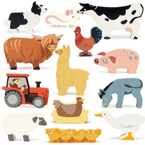 Tender Leaf Toys 13 Farm Animals