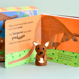 Tara Treasures Book & Finger Puppets Set - Australian Baby Animals