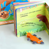 Tara Treasures Book & Finger Puppets Set - Australian Baby Animals