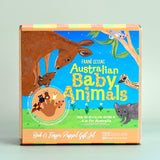 Tara Treasures Book & Finger Puppets Set - Australian Baby Animals