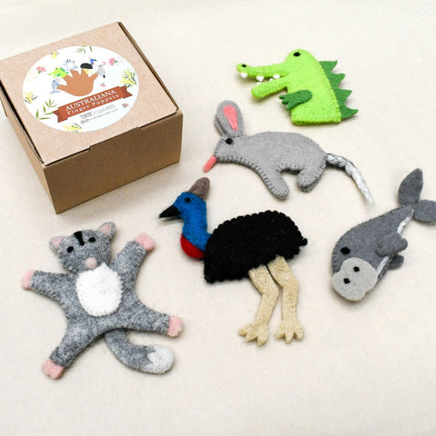 Tara Treasures Finger Puppets - Australian Animals C (5pc)