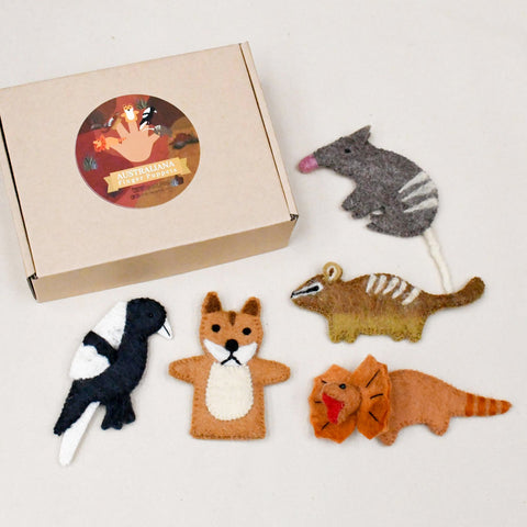 Tara Treasures Finger Puppets - Australian Animals G (5pc)