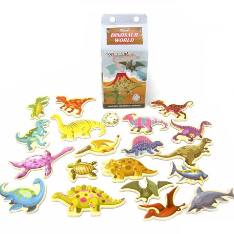 Kaper Kidz Wooden Magnetic Dinosaurs