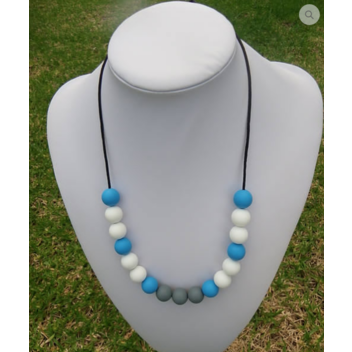 Rainbow teething necklace on sale