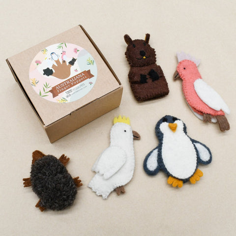 Tara Treasures Finger Puppets - Australian Animals B (5pc)