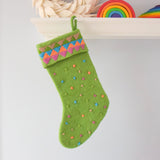 Tara Treasures Felt Christmas Stocking