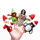 Tara Treasures Finger Puppets - Christmas Santa (5pc)