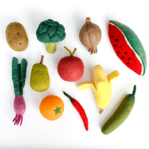 Tara Treasures Felt Fruit & Veg Set B (11pc)