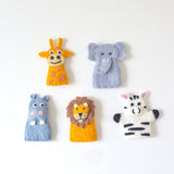 Tara Treasures Finger Puppets - Safari Animals (5pc)