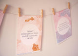 Breastfeeding Affirmation A4 Wall Prints 6pk