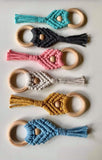 Arabella + Autumn Macrame Teether