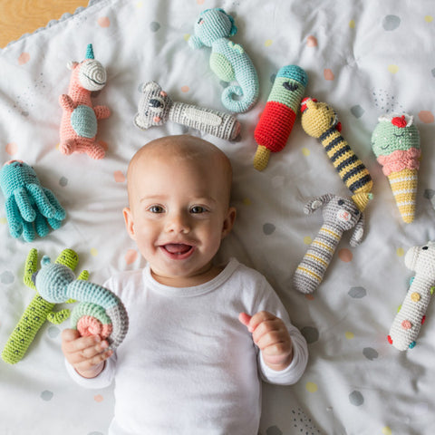 Weegoamigo Crochet Rattle