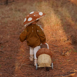 Olli Ella Rattan Mushroom Luggy (Assorted Colours)