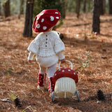 Olli Ella Rattan Mushroom Luggy (Assorted Colours)