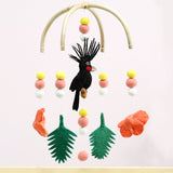 Tara Treasures Baby Mobile - Palm Cockatoo Tropical