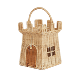 Olli Ella Rattan Castle Bag