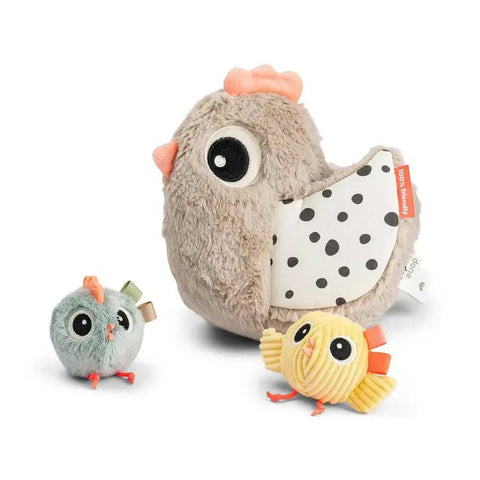 Done by Deer Hide & Seek Activity Toy Clucky