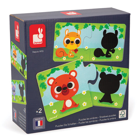 Janod Animals Shadow Puzzles