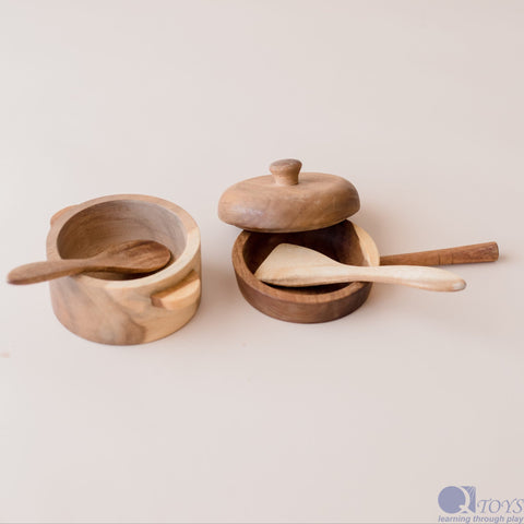 Q Toys Mahogany Pot and Pan Set