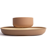 Soothe & Feed Two-Tone Bowl & Plate Set