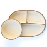 Soothe & Feed Two-Tone Bowl & Plate Set