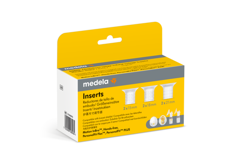Medela Flange Inserts Kit (2x21mm, 2x18mm, 2x15mm)