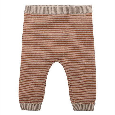 Bebe Eli Chestnut Stripe Knitted Leggings - Size 0