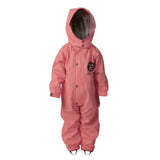 Grubbybub Puddle Suit - Dusty Rose