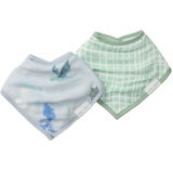 LouLou Lollipop Bandana Bib 2pk (Assorted Colours)