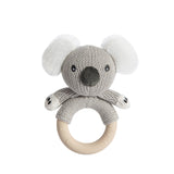 Living Textiles Ring Rattle Koala