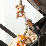 Living Textiles Stroller Toys 2pk Bear & Fox