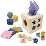 Living Textiles 4-in-1 Sensory Learning Cube