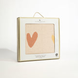 Living Textiles Jacquard Baby Blanket - Bohemian Bliss/Hearts