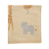 Living Textiles Jacquard Baby Blanket - Wild Safari