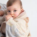 Living Textiles Jacquard Baby Blanket - Wild Safari