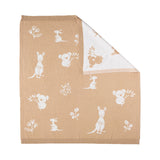 Living Textiles Pram Knitted Blanket - Australiana