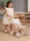 Viga Grey Doll Stroller