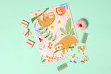 45 Piece Kids Puzzle with Gems - Sloth