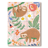 45 Piece Kids Puzzle with Gems - Sloth