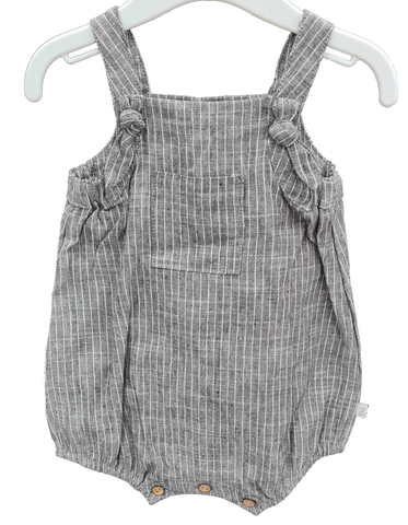 Bebe Dark Stripe Romper - Size 000