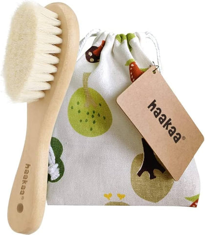 Haakaa Goat Wool Baby Hair Brush